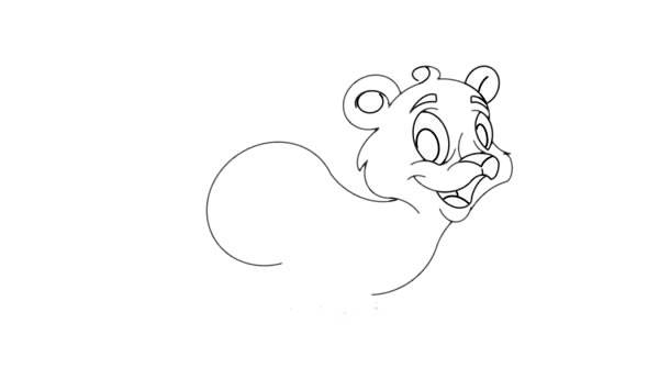 可爱金钱豹简笔画步骤