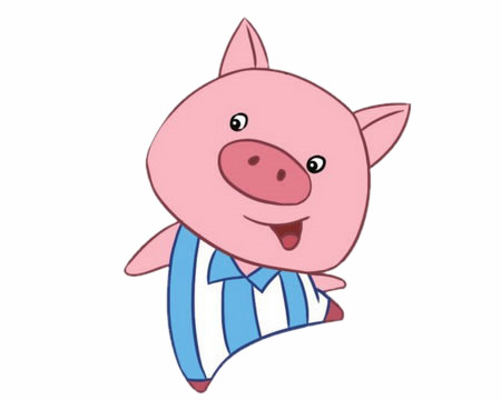 卡通可爱的小猪简笔画(卡通简笔画)