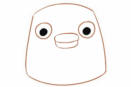 卡通的小鸡怎么画