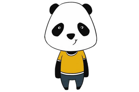 卡通熊猫简笔画的画法(熊猫简笔画)