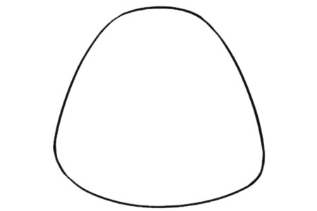 卡通熊猫简笔画的画法