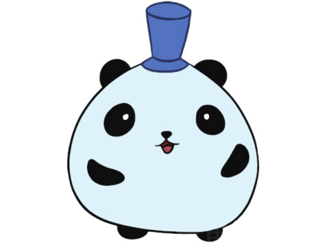 可爱的熊猫卡通简笔画(可爱的熊猫卡通画)