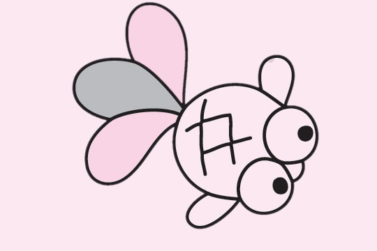 金鱼怎么画最简单(金鱼怎么画简单又好看三年级)