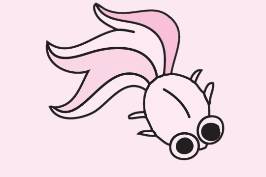 关于金鱼的儿童简笔画(关于金鱼的简笔画)