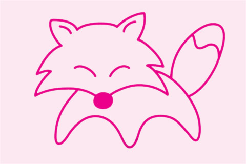 狐狸简笔画的步骤(狐狸简笔画 简单 步骤)