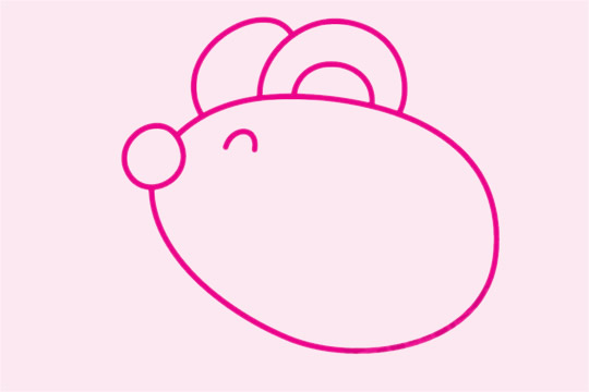 简单好画的老鼠简笔画