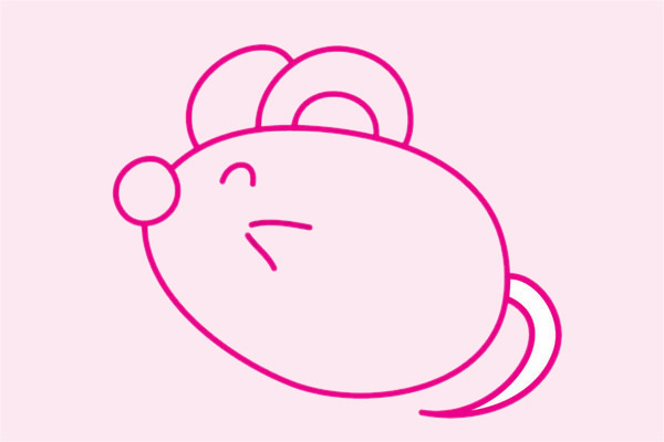 简单好画的老鼠简笔画