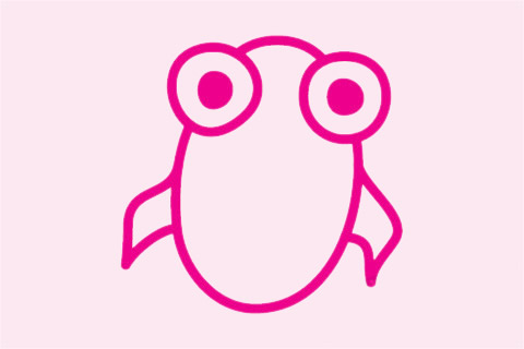 一步步教你画简单的金鱼