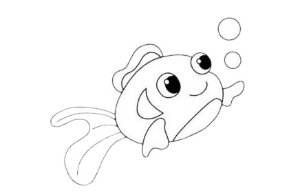 简单易学的金鱼简笔画(简易小金鱼怎么画)