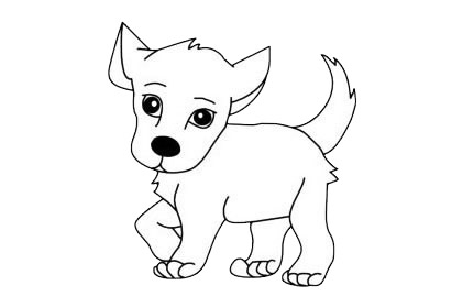 狗狗怎么画简单又好看(狗狗怎么画简单又帅气)