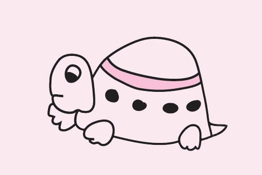 乌龟儿童简笔画(儿童简笔画乌龟的画法)