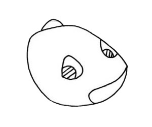 卡通霸王龙简笔画步骤