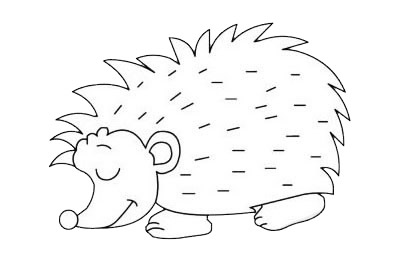 简单的刺猬怎么画(刺猬怎么画简单又漂亮步骤)