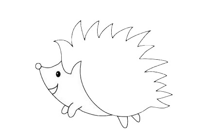 一看就会的刺猬简笔画(最简单的刺猬怎么画)