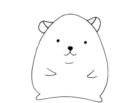 仓鼠的简单画法(仓鼠的简单画法怎么画)