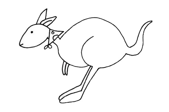 袋鼠怎么画比较简单(袋鼠怎么画简单又好看图片)