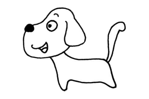 一组关于狗狗的简笔画大全
