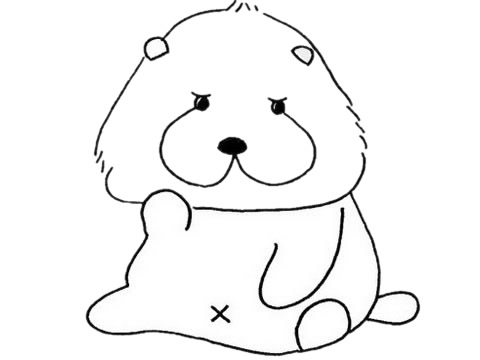 一组关于狗狗的简笔画大全