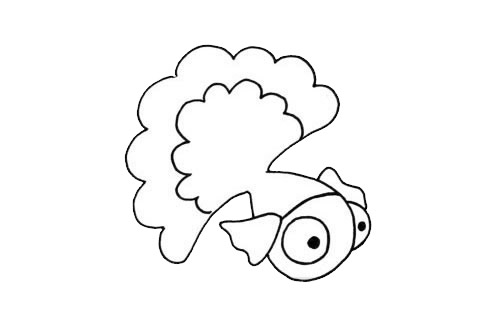 金鱼的简单画法(金鱼的简单画法怎么画)