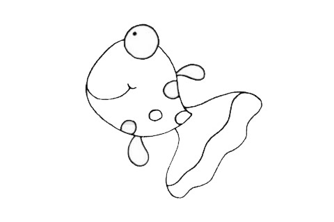 幼儿学画金鱼简笔画(幼儿学画金鱼简笔画大全)