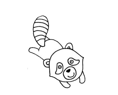 小浣熊的简单画法(小浣熊的画法简笔画图片)