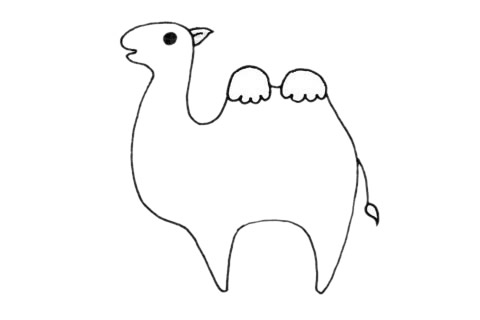 关于骆驼的儿童简笔画(关于骆驼的儿童简单画法)