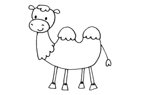 一看就会的骆驼简笔画(最简单的骆驼简笔画)