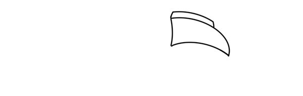 树枝上的犀鸟简笔画步骤