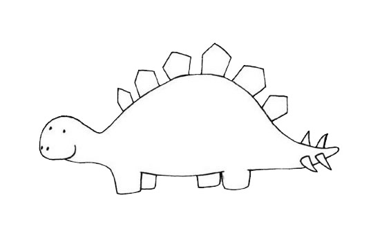 一组关于恐龙的简笔画大全(关于恐龙的简笔画的手抄报漂亮好看)