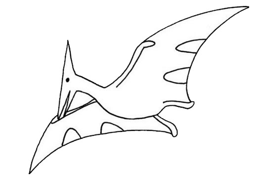 一组关于恐龙的简笔画大全