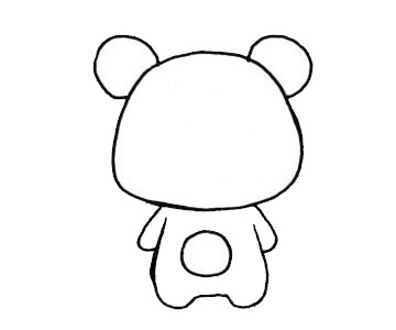 卡通考拉简笔画简单画法