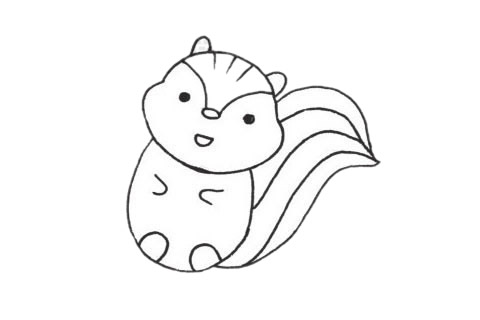 松鼠儿童简笔画(松鼠儿童简笔画图片)