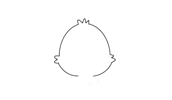 大眼睛可爱的小兔子简笔画