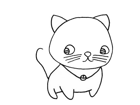 猫咪幼儿简笔画(猫咪儿童简笔画大全)