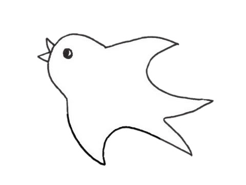 一笔画出小燕子儿童画(一笔画燕子视频)