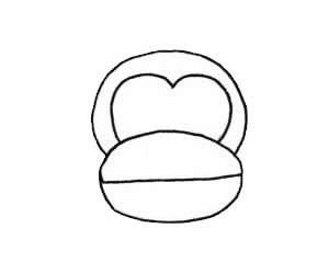 超简单大猩猩简笔画教程