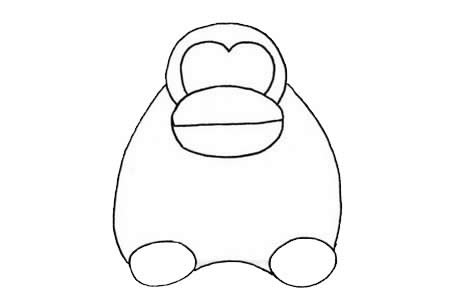 超简单大猩猩简笔画教程
