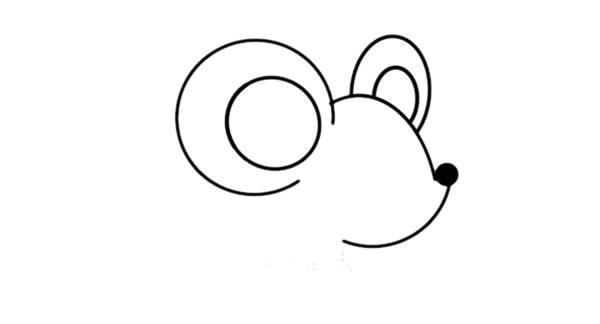 可爱小老鼠简笔画步骤(可爱的小老鼠怎么画简笔画)