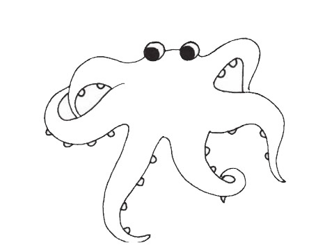 章鱼怎么画容易学(章鱼)