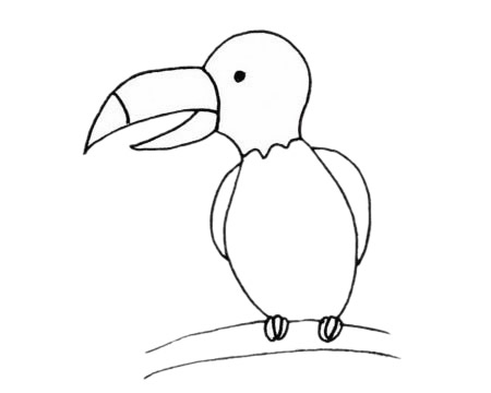 鹦鹉怎么画最简单(鹦鹉怎么画简单的)