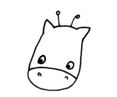 一步步教你画简单的长颈鹿