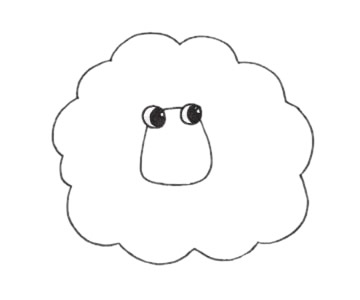 简单的绵羊简笔画步骤 简单的绵羊简笔画步骤