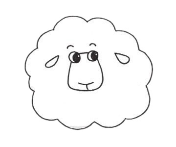 简单的绵羊简笔画步骤 简单的绵羊简笔画步骤