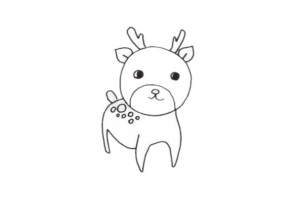 梅花鹿怎么画好看又简单