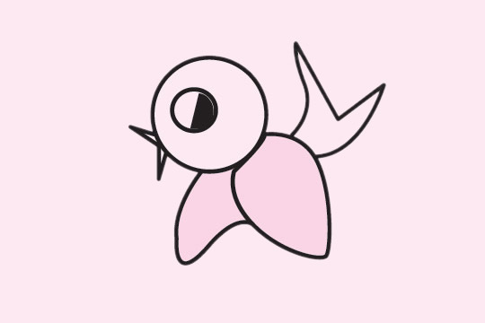 小燕子宝宝简笔画