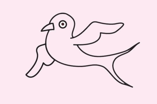 一组关于燕子的简笔画大全