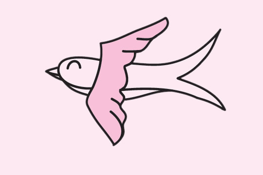 一组关于燕子的简笔画大全