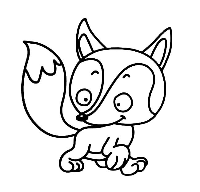 三款关于狐狸的简笔画