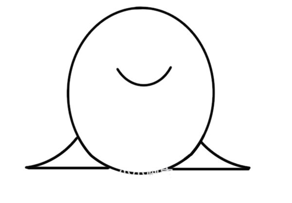 可爱的卡通海狮简笔画