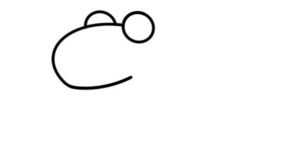 可爱的小恐龙简笔画教程